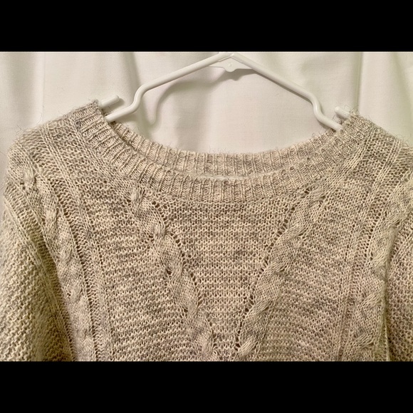 ✨ Final Price ✨ Lucky Brand Gray Cable Knit Sweater - Picture 9 of 16